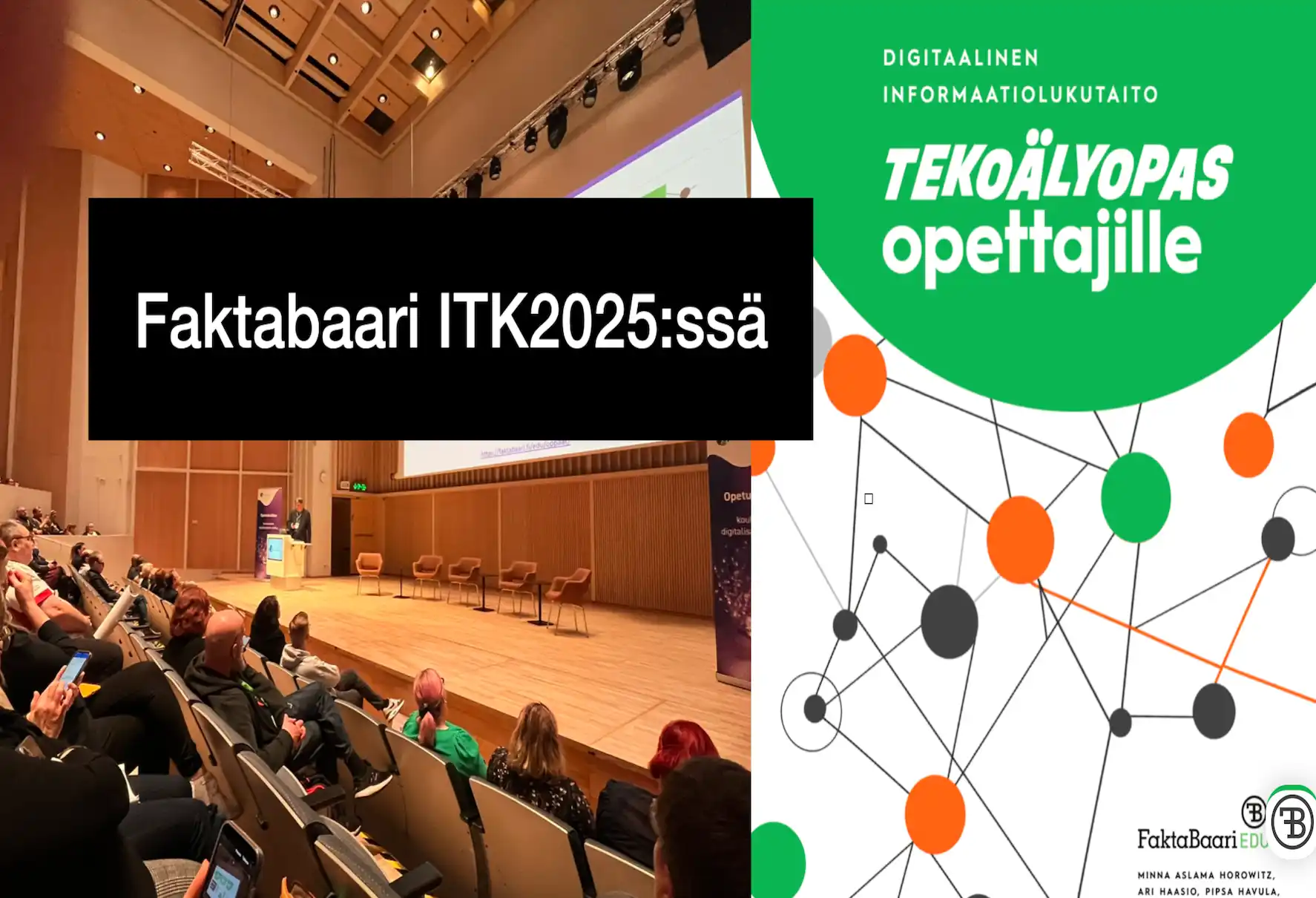 The outputs of Factbar inspire teachers at ITK conference (Interactive Technology Training) 